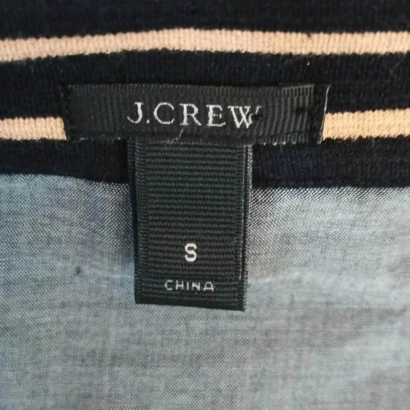 J. Crew women's fall nautical preppy academia blazer notched collar striped S - Picture 8 of 8